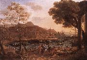 Claude Lorrain Harbour Scene with Grieving Heliades dfg USA oil painting reproduction